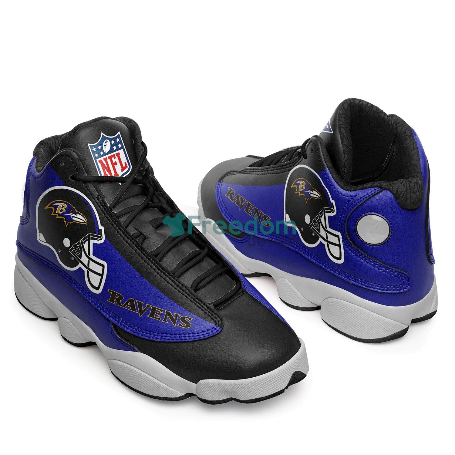 Baltimore Ravens Lover Air Jordan 13 Sneaker Shoes For Fans