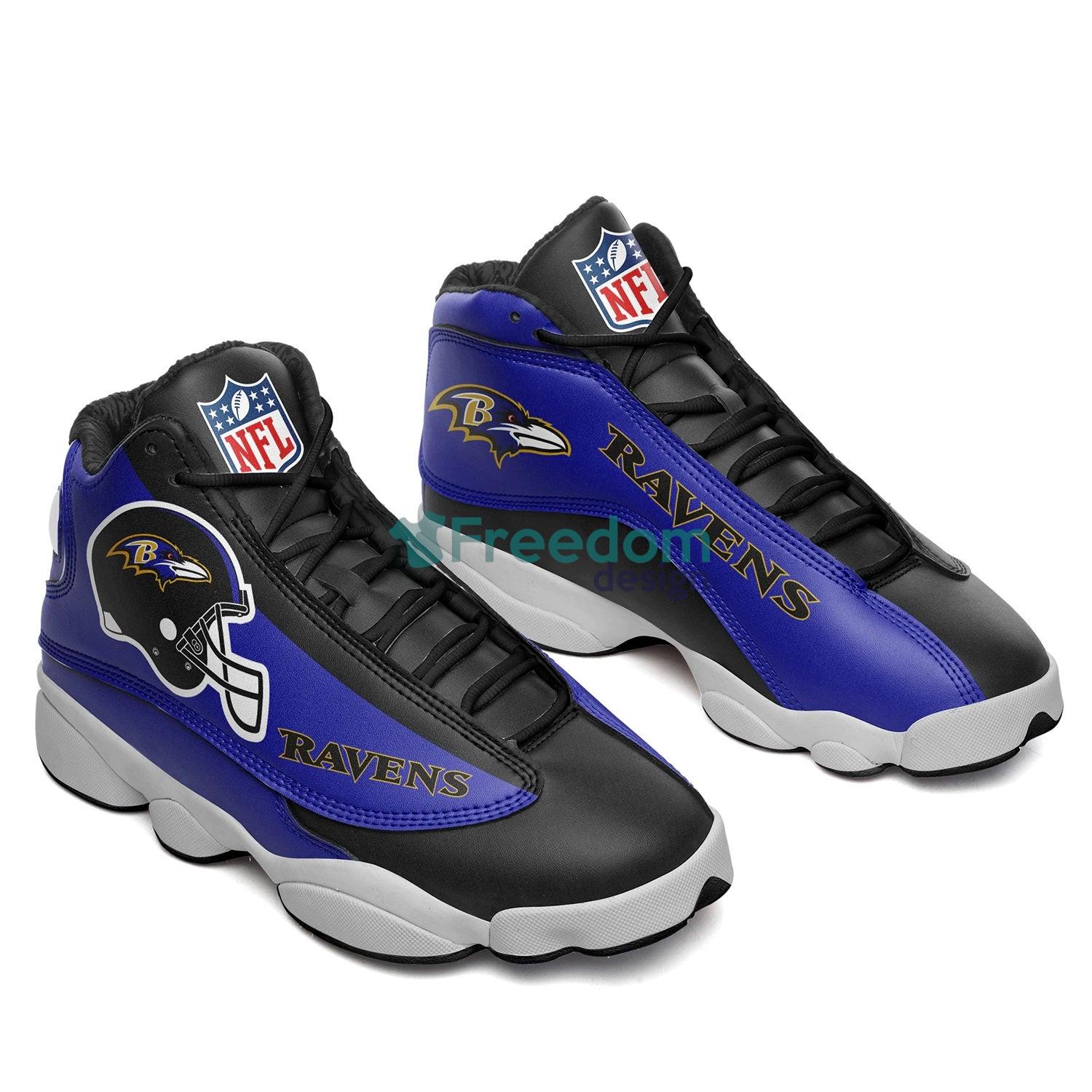 Baltimore Ravens Lover Air Jordan 13 Sneaker Shoes For Fans