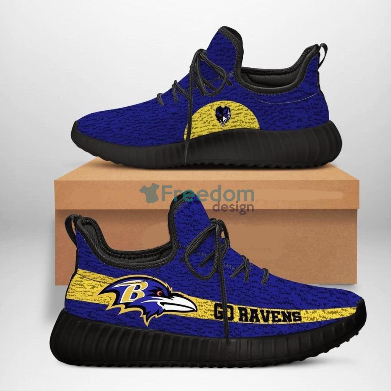 Baltimore Ravens Sport Sneaker Reze Shoes For Fans