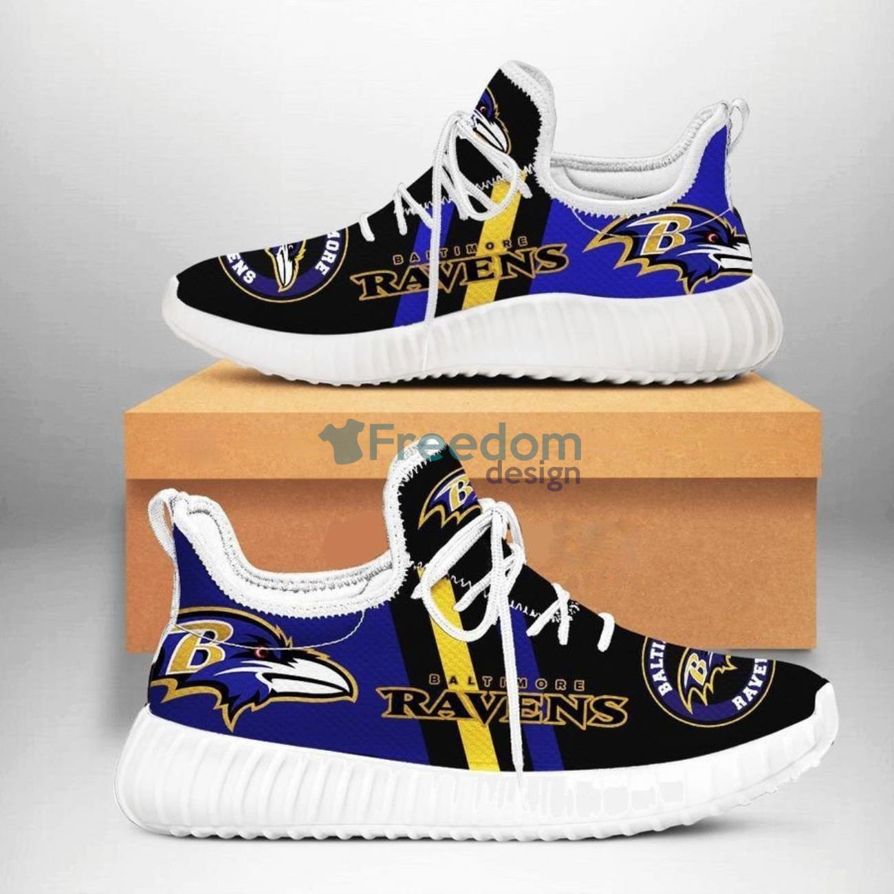 Baltimore Ravens Team Sneaker Reze Shoes For Fans