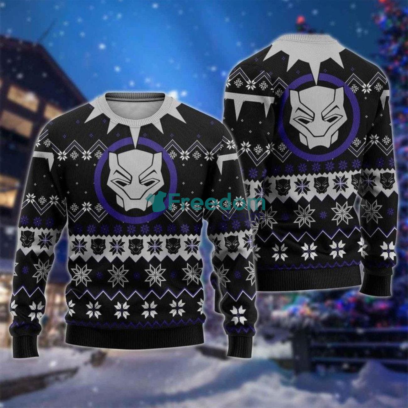 Black Panther Marvel Comics Christmas Sweater