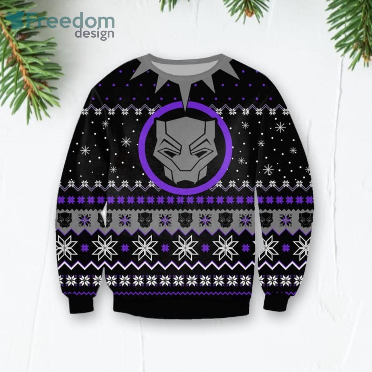 Black Panther Ugly Christmas Sweater