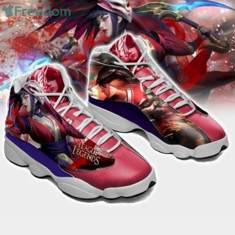 Bloodmoon Akali League Legends Air Jordan 13 For Fan Shoes Sport Sneakers