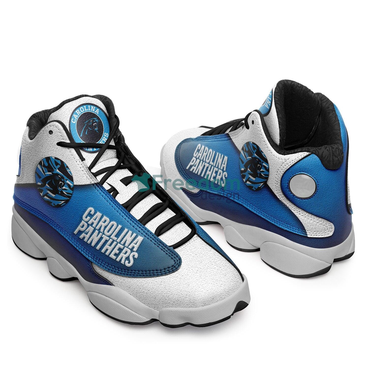 Carolina Panthers Fans Blue Air Jordan 13 Sneaker Shoes For Fans