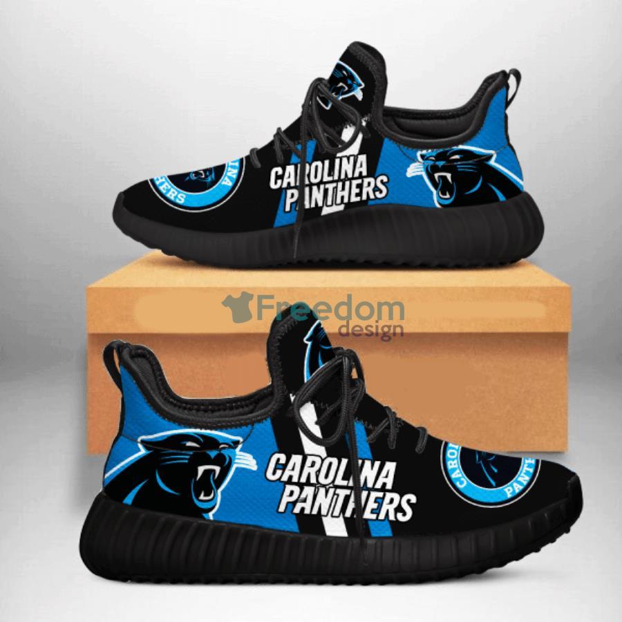 Carolina Panthers Sneakers Logo Reze Shoes For Fans