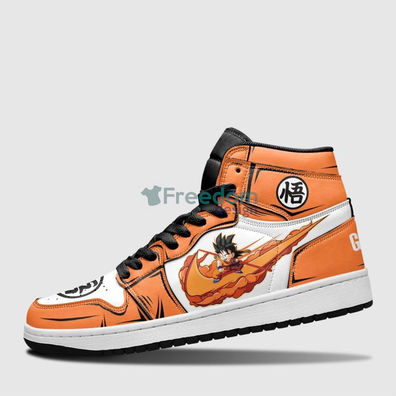 Goku Kintoun Custom Dragon Ball Air Jordan Hightop Shoes