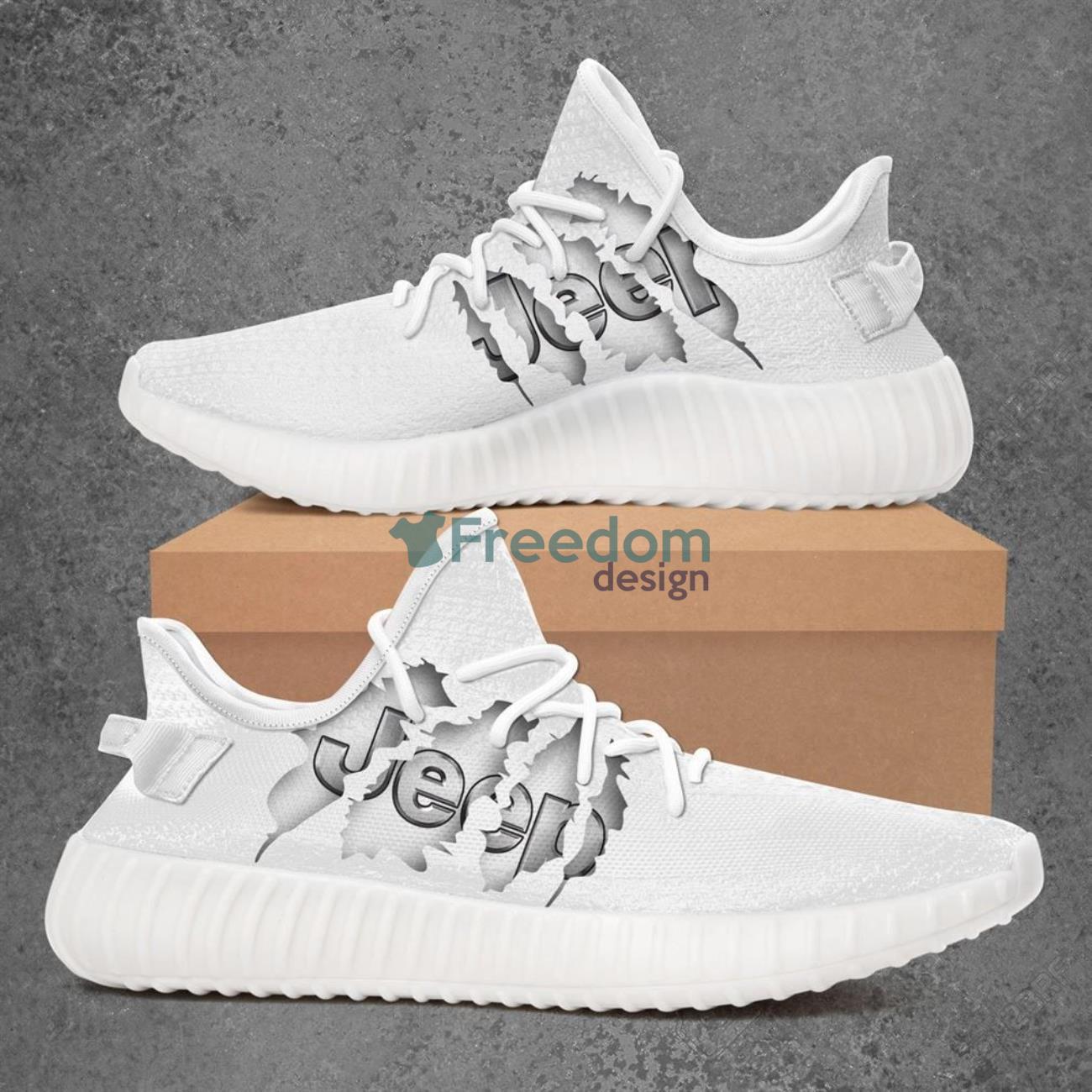 Jeep Car Yeezy White Shoes Sport Sneakers