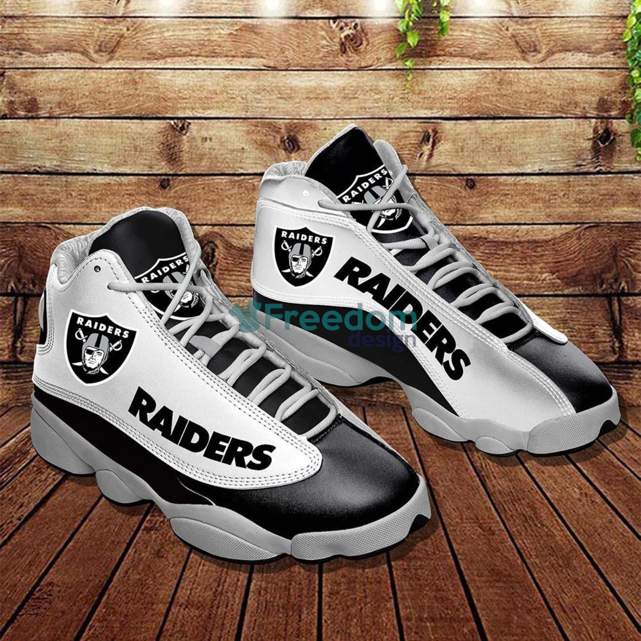 Las Vegas Raiders Team Air Jordan 13 Sneaker Shoes For Fans Gift
