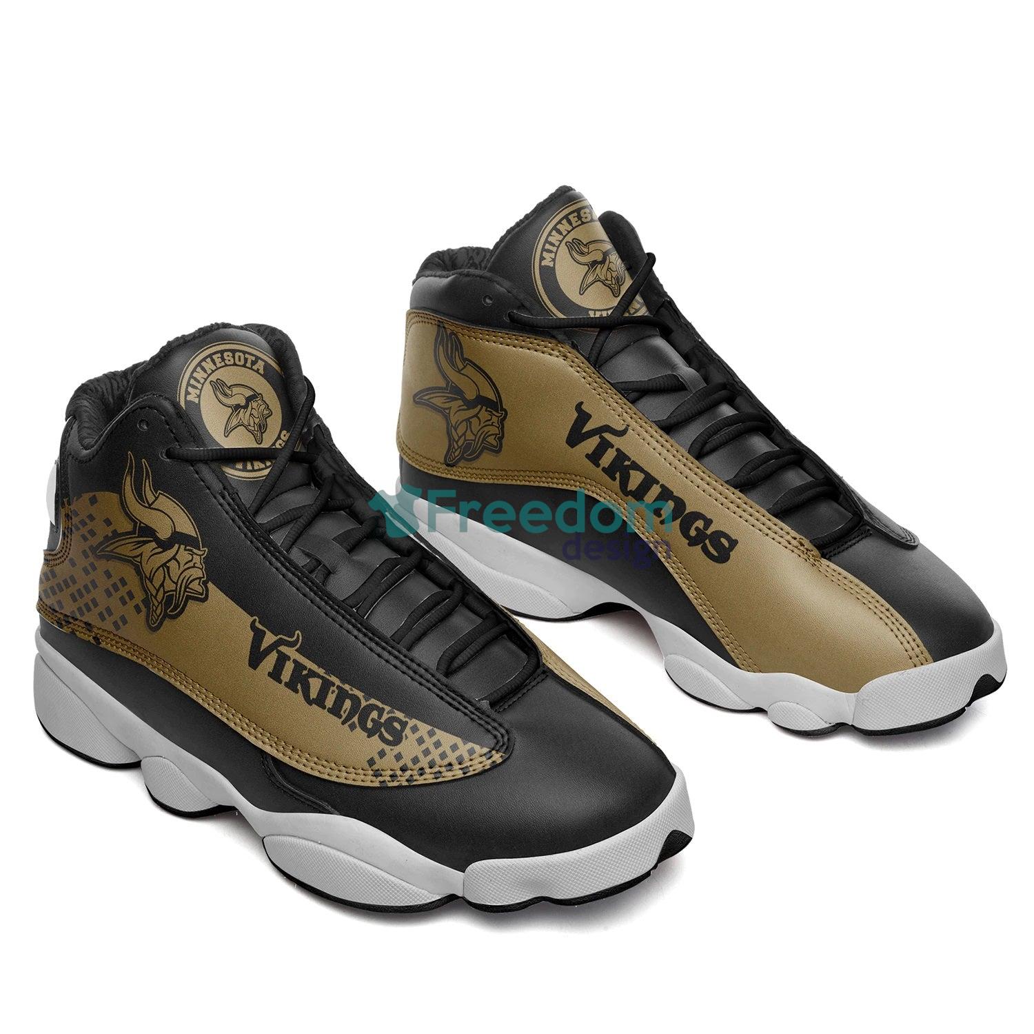 Minnesota Vikings Lover Team Air Jordan 13 Sneaker Shoes For Fans
