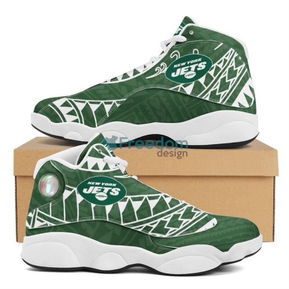 New York Jets Team Air Jordan 13 Shoes For Fans