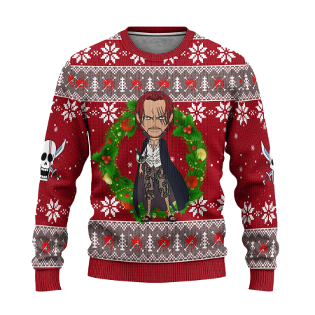 Shanks One Piece Anime Ugly Christmas Sweater Xmas Gift