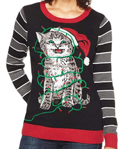 The “Ugly” Cat Christmas Sweater
