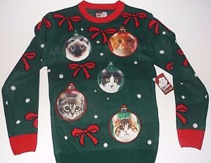 Ugly Cat Xmas Sweater Online Sale, UP