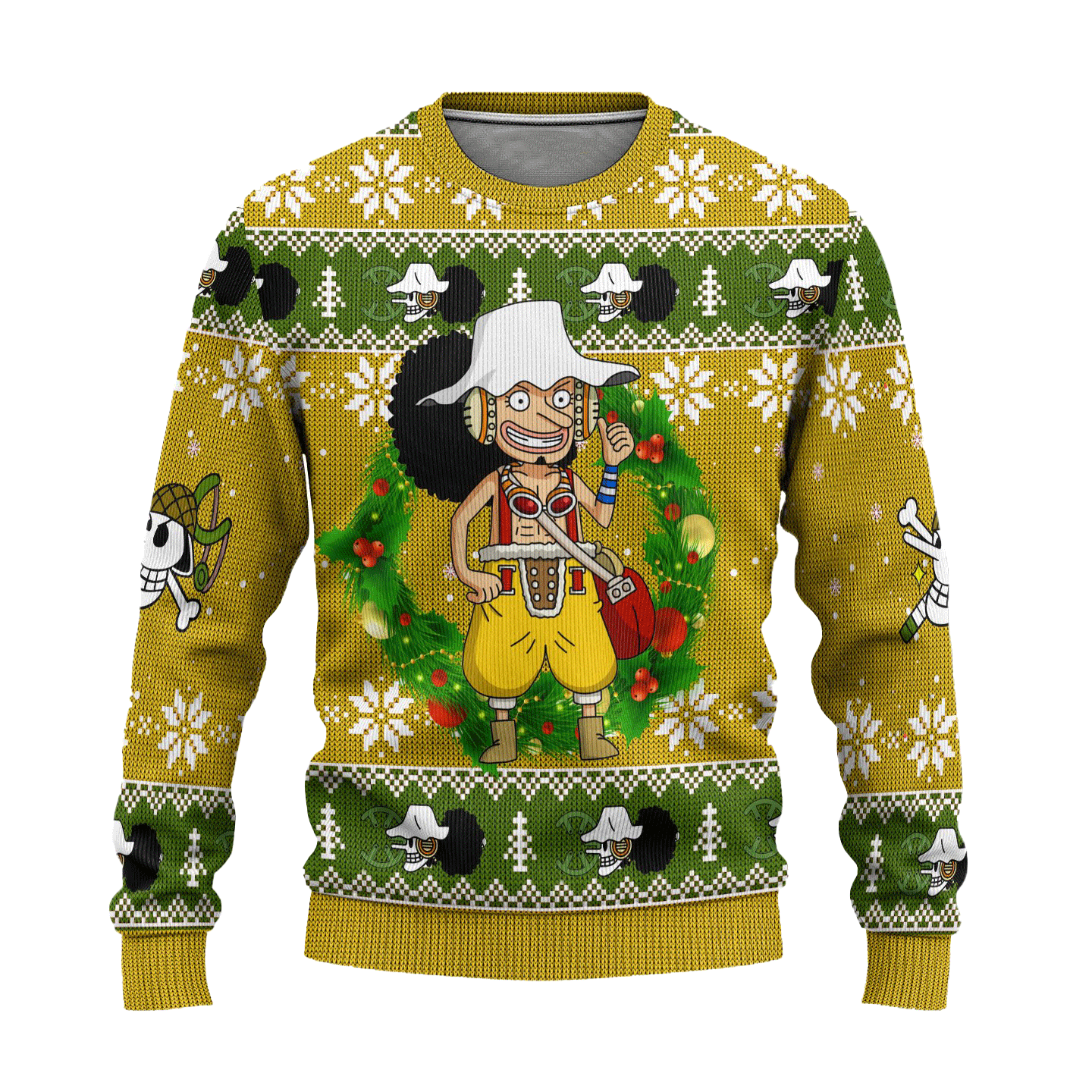 Usopp One Piece Anime Ugly Christmas Sweater Xmas Gift