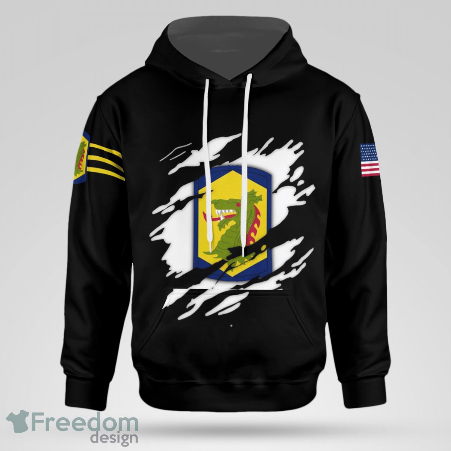 404th Maneuver Enhancement Brigade Of Illinois Army National Guard 3D Hoodie